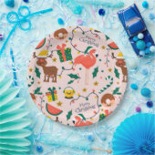 Assiettes En Carton Noël drôle (Fête)