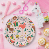 Assiettes En Carton Noël drôle (Fête)