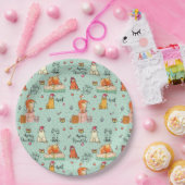 Assiettes En Carton Noël drôle (Fête)