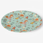 Assiettes En Carton Noël drôle (Angle)