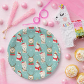 Assiettes En Carton Noël drôle (Fête)