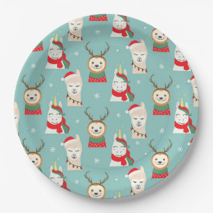 Assiettes En Carton Noël drôle
