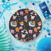 Assiettes En Carton Noël drôle (Fête)