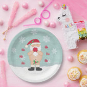 Assiettes En Carton Noël drôle Père Noël vilain fait sur commande (Fête)