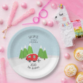 Assiettes En Carton Noël du Camper Retro (Fête)