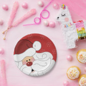 Assiettes En Carton Noël du Père Noël (Fête)