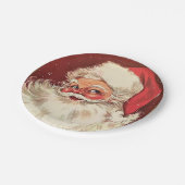 Assiettes En Carton Noël du Père Noël (Angle)