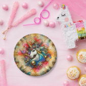 Assiettes En Carton NOËL D'UN UNICORN ~ Mignonne ~ (Fête)