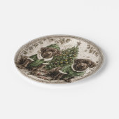 Assiettes En Carton Noel Elf Labrador Retriever Puppy (Angle)