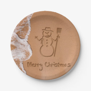 Assiettes En Carton Noël en été