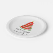 Assiettes En Carton Noël en juillet Watermelon (Angle)