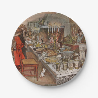 Assiettes En Carton Noël Eve Julaftonen