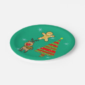 Assiettes En Carton Noël festif (Angle)