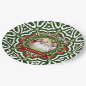 Assiettes En Carton Noël Fêtes Salutations Famille Photo Keys (Angle)