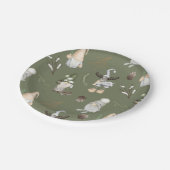 Assiettes En Carton Noël Gnomes Woodland (Angle)