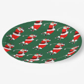 Assiettes En Carton Noël Golf Fête (Angle)