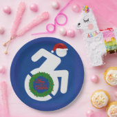 Assiettes En Carton Noël Handicapé (Fête)
