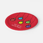 Assiettes En Carton Noël Hanging Ornements Fête (Angle)