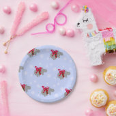 Assiettes En Carton Noël Hippopotame Papier Plaques de fête de Noël (Fête)