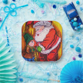 ASSIETTES EN CARTON NOËL, IL VAUT MIEUX NE PAS PARLER (Fête)