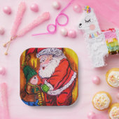 ASSIETTES EN CARTON NOËL, IL VAUT MIEUX NE PAS PARLER (Fête)