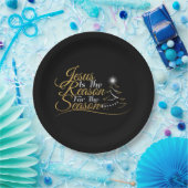 Assiettes En Carton Noël Jésus est la raison de la saison (Fête)