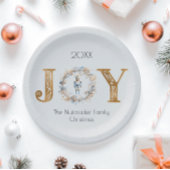 Assiettes En Carton Noël Joie Nutcracker Aquarelle