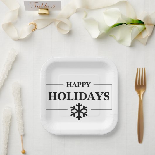 Assiettes En Carton Noël Joyeux Noël Joyeux Noël (Mariage)