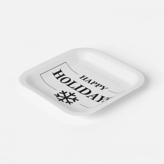 Assiettes En Carton Noël Joyeux Noël Joyeux Noël (Angulaire)