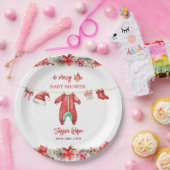 Assiettes En Carton Noël Joyeux petit Baby shower Hommes Neutre (Fête)