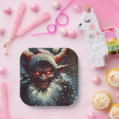 Assiettes En Carton Noël Krampus 1 (Fête)