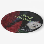 Assiettes En Carton Noël maltais (Angle)