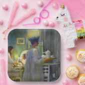 Assiettes En Carton Noël matin, Fête de Saint Lucy (Fête)