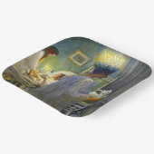 Assiettes En Carton Noël matin, Fête de Saint Lucy (Angulaire)