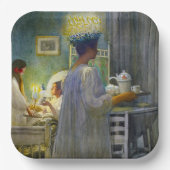 Assiettes En Carton Noël matin, Fête de Saint Lucy (Recto)