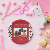 Assiettes En Carton Noël neige stationnaire et cadeaux (Fête)