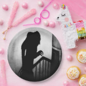 Assiettes En Carton Noël noir noir (Fête)