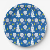 Assiettes En Carton 🎾 Noël 🎄 Padel Smashing (Devant)