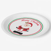 Assiettes En Carton Noël Père Noël (Angle)