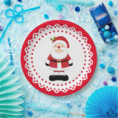 Assiettes En Carton Noël Père Noël (Fête)