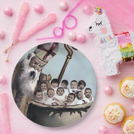 Assiettes En Carton Noël Père Noël en colère (Fête)