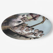 Assiettes En Carton Noël Père Noël en colère (Angle)