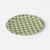 Assiettes En Carton Noël Père Noël Red et Green Festive (Angle)