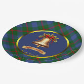 Assiettes En Carton Noël personnalisé Agnew Tartan (Angle)