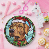 Assiettes En Carton Noël Rhodesian Ridgeback (Fête)