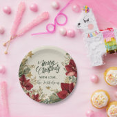 Assiettes En Carton Noël Russe de vacances Amaryllis (Fête)