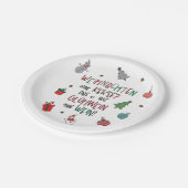 Assiettes En Carton Noël sans biscuits ? Joyeux Noël (Angle)