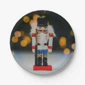 Assiettes En Carton Noël SlipperyJoe nutcracker figurine ornement (Devant)