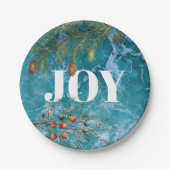 Assiettes En Carton Noël Summer Ocean Beach Joie (Devant)