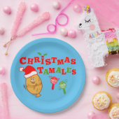 Assiettes En Carton Noël Tamales (Fête)